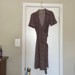 Ann Taylor LOFT faux wrap dress size 6
